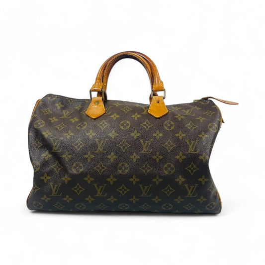 LOUIS VUITTON Monogram Speedy 35 M41524