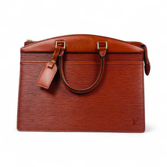 LOUIS VUITTON Epi Riviera Kenya Brown Handbag M48183