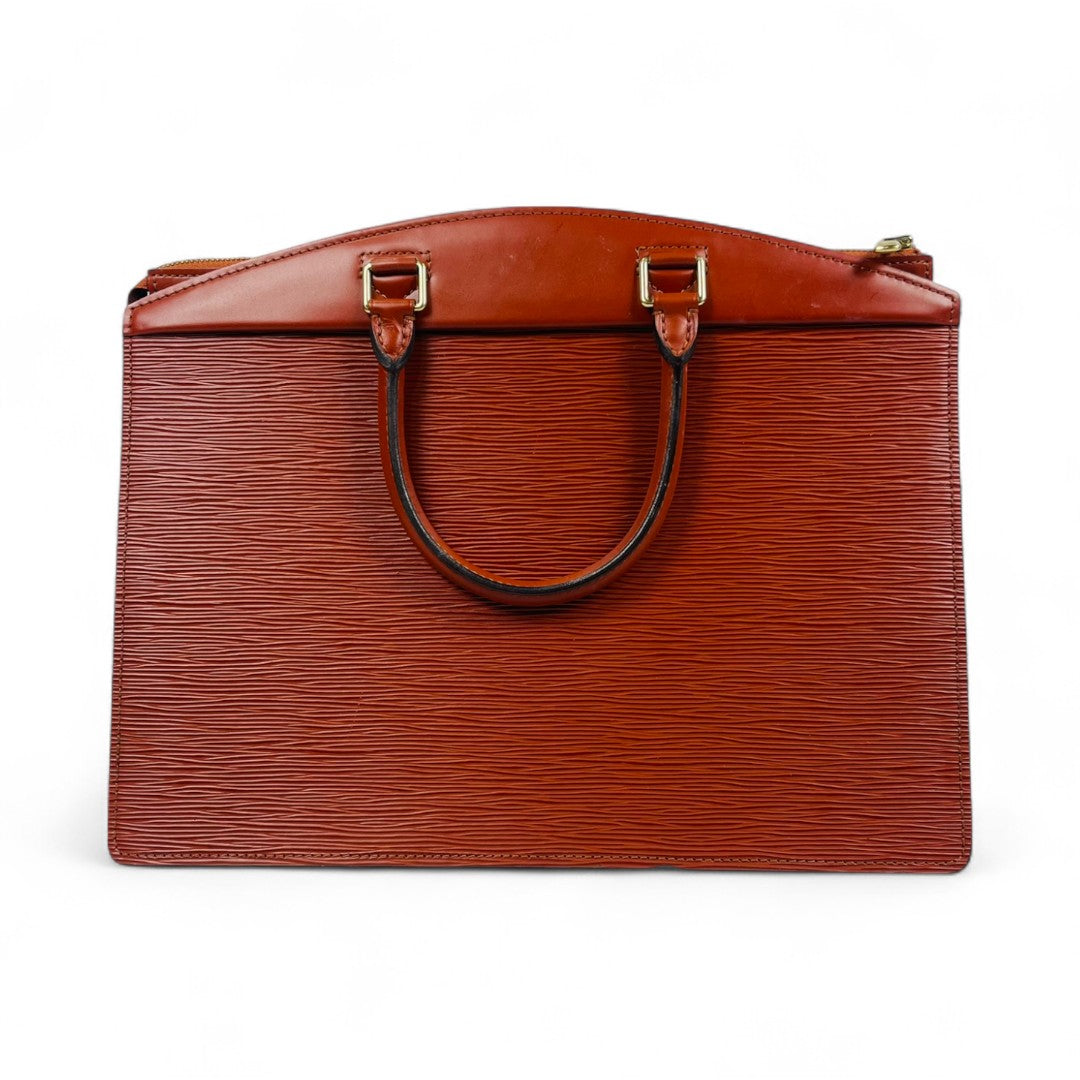 LOUIS VUITTON Epi Riviera Kenya Brown Handbag M48183
