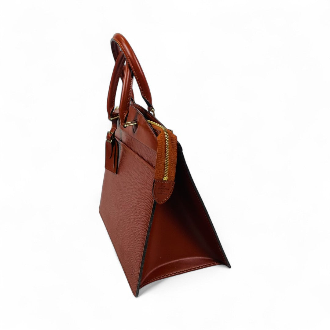 LOUIS VUITTON Epi Riviera Kenya Brown Handbag M48183