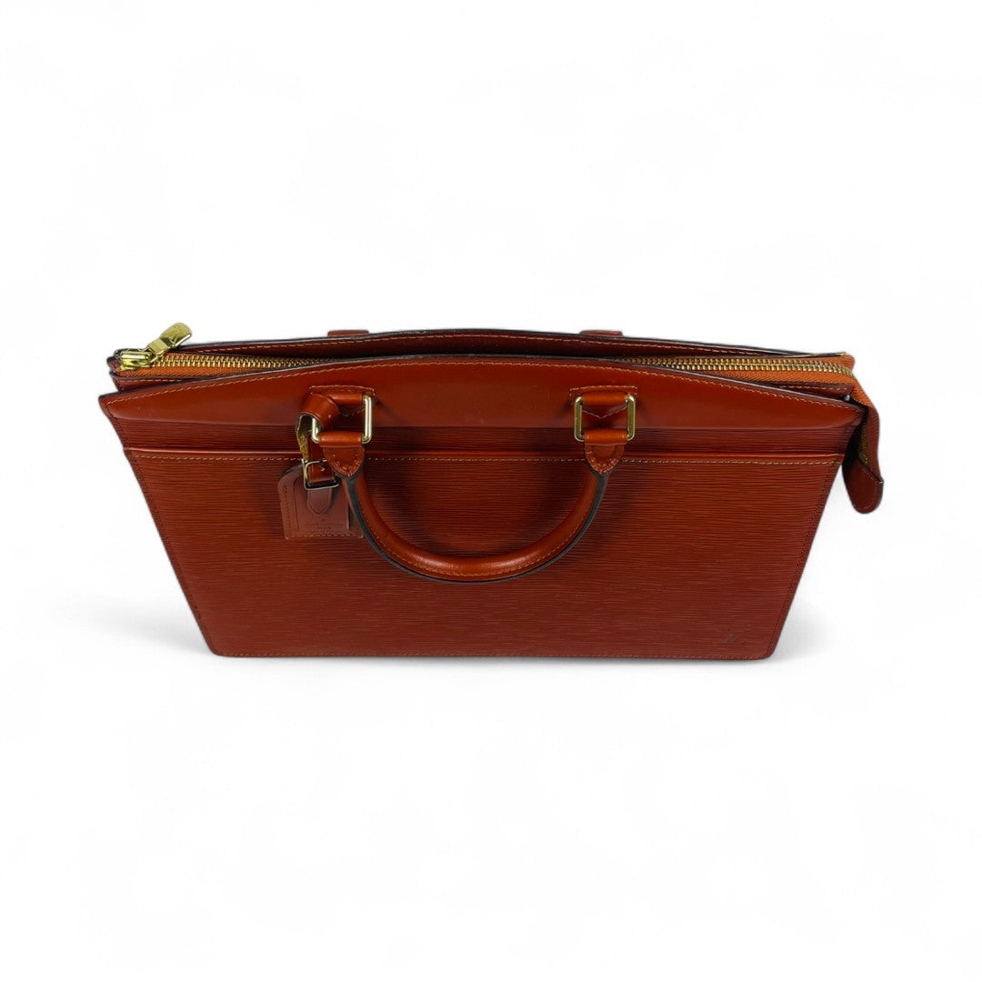 LOUIS VUITTON Epi Riviera Kenya Brown Handbag M48183