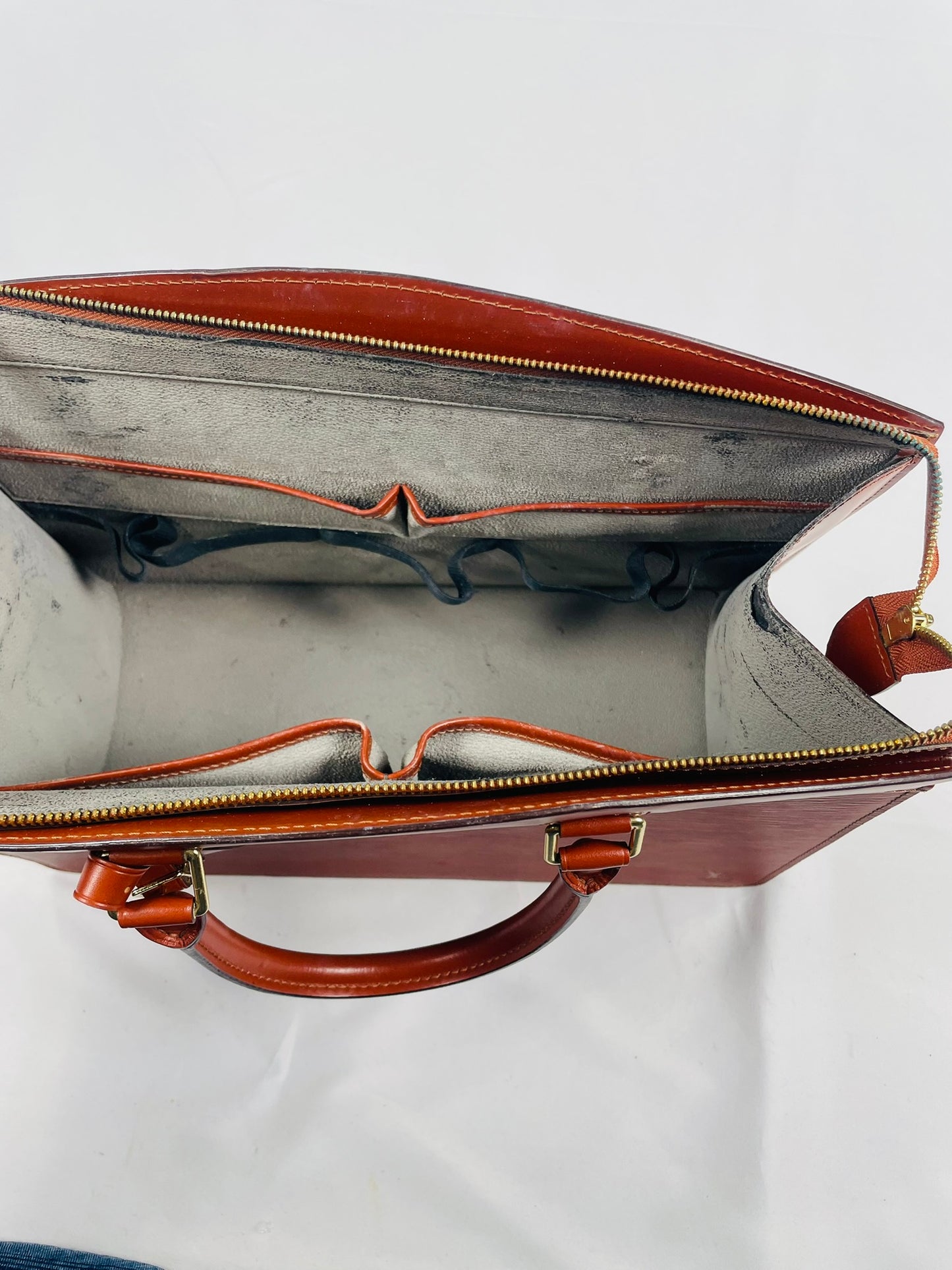 LOUIS VUITTON Epi Riviera Kenya Brown Handbag M48183