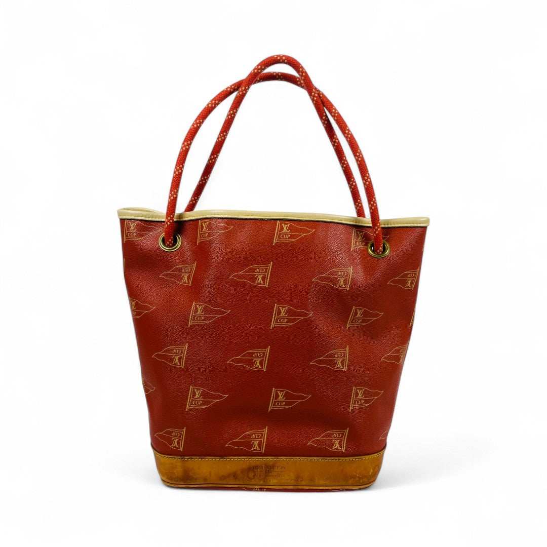 LOUIS VUITTON Louis Vuitton Cup Limited Edition St. Tropez Bag Mahogany M80026