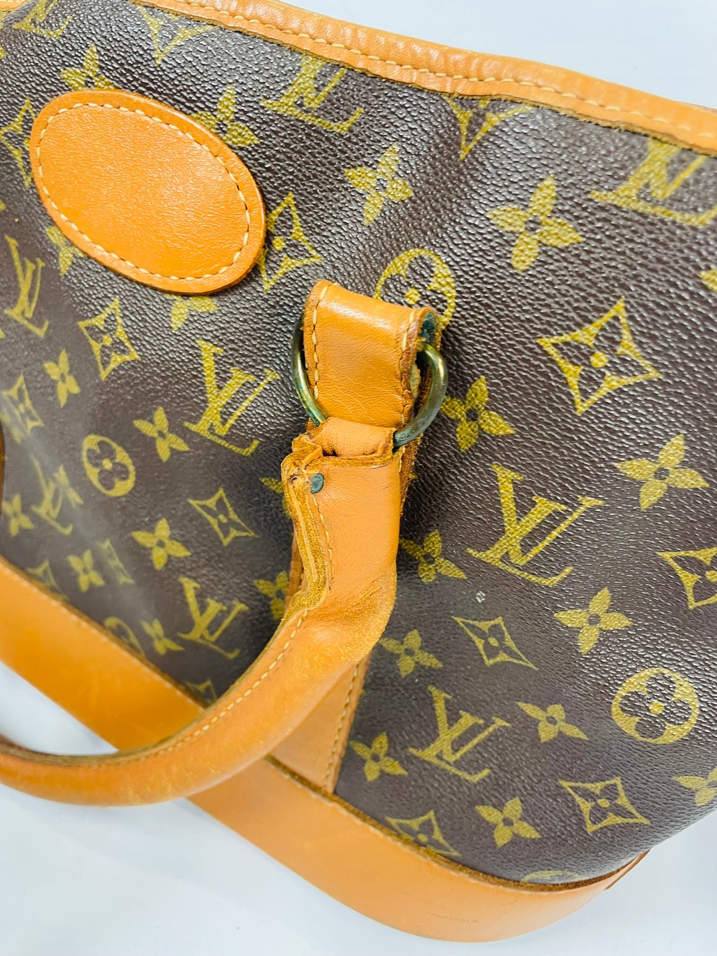 LOUIS VUITTON 1980's Vintage Monogram Handbag Made in U.S.A.