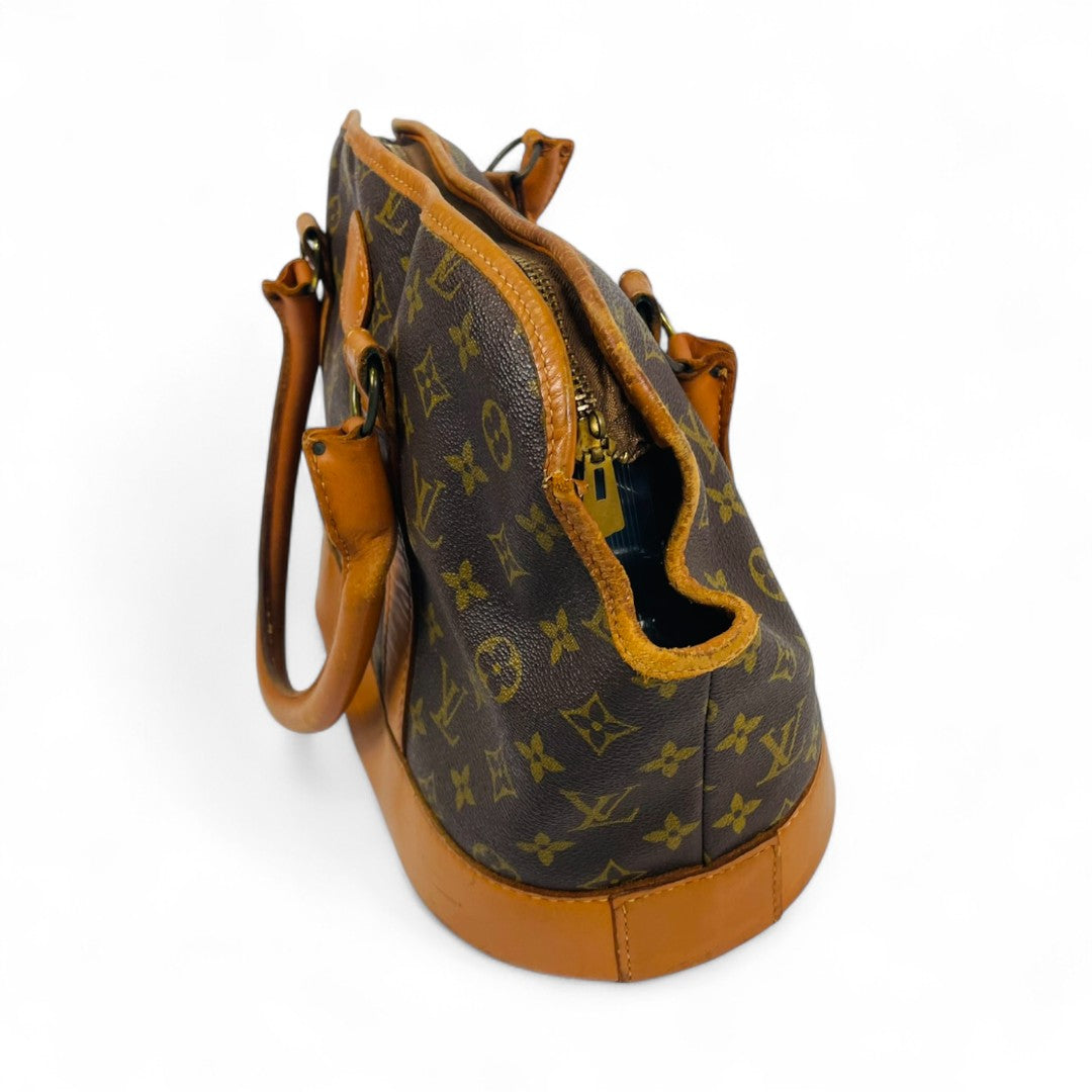 LOUIS VUITTON 1980's Vintage Monogram Handbag Made in U.S.A.