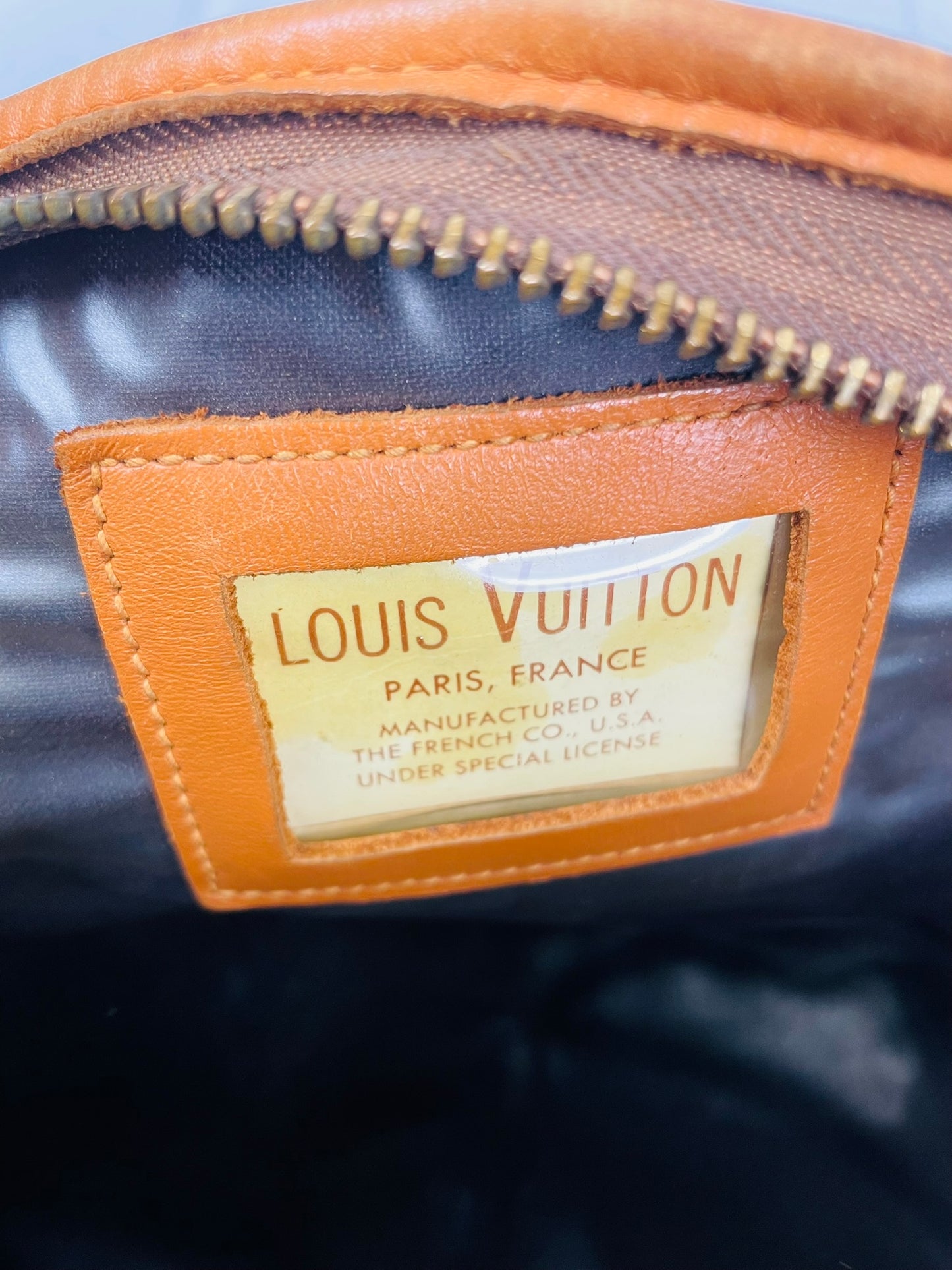LOUIS VUITTON 1980's Vintage Monogram Handbag Made in U.S.A.