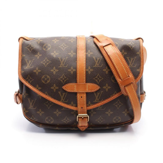 LOUIS VUITTON Monogram Saumur MM Shoulder Bag M40710