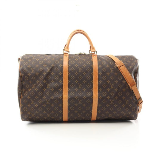 LOUIS VUITTON Monogram Keepall Bandouli?re 60 Boston Bag M41412