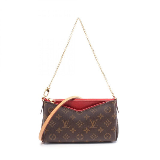 LOUIS VUITTON Monogram Pallas Clutch Handbag M41638