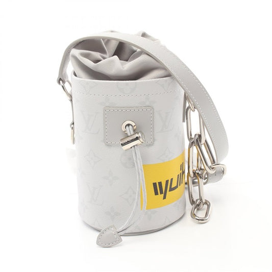 LOUIS VUITTON Monogram Chalk Nano Bag White Monogram Shoulder Bag M44631