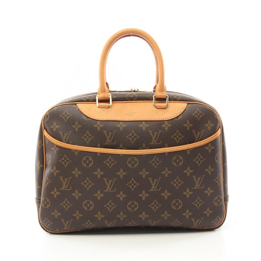 LOUIS VUITTON Monogram Deauville Bowling Vanity Handbag M47270