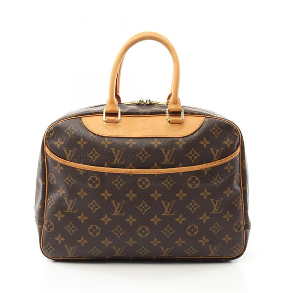 LOUIS VUITTON Monogram Deauville Bowling Vanity Handbag M47270