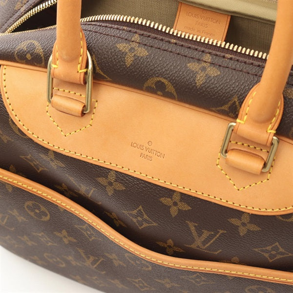 LOUIS VUITTON Monogram Deauville Bowling Vanity Handbag M47270