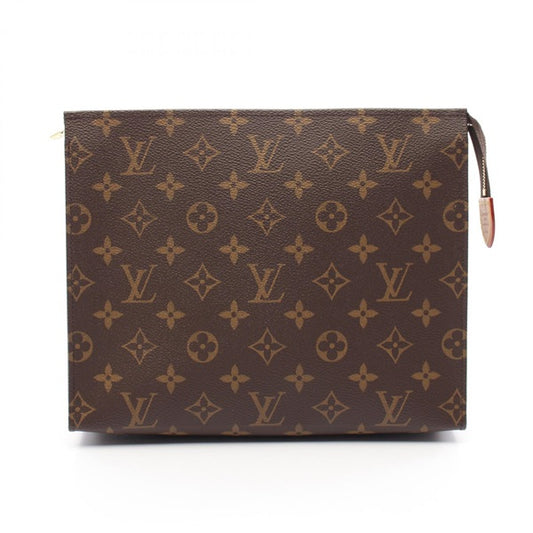 LOUIS VUITTON Monogram Pochette Toilette 26 Clutch Bag M47542