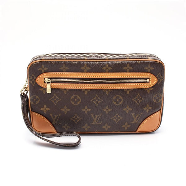 LOUIS VUITTON Monogram Marly Dragonne Clutch Bag M51825