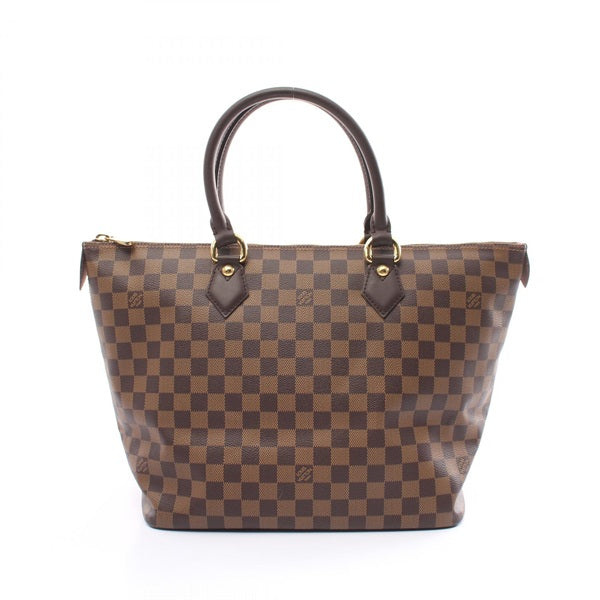 LOUIS VUITTON Damier Saleya MM Damier Ebene Tote Bag N51182