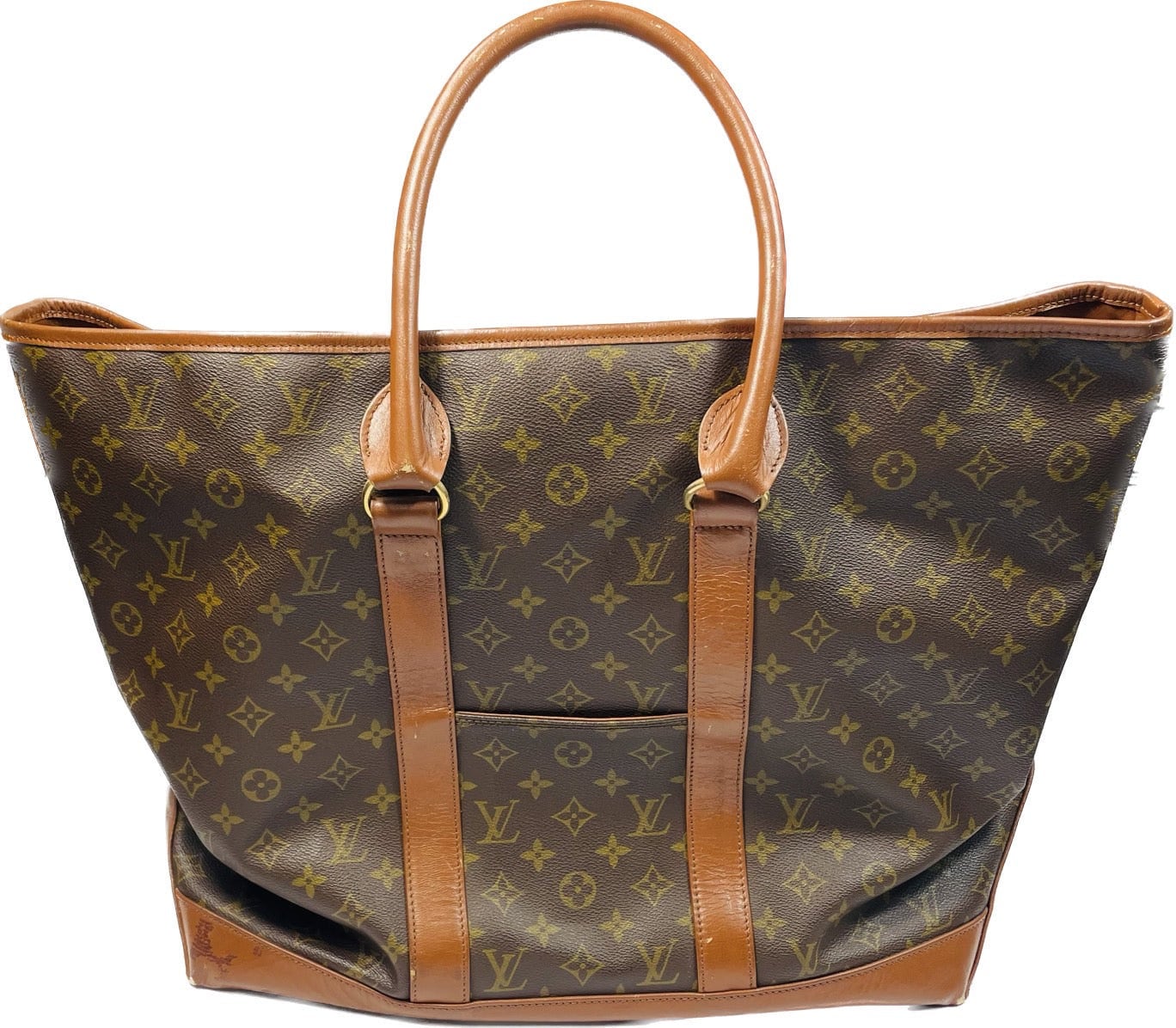 LOUIS VUITTON Authentic Vintage Shopping Bag Sac week-end Monogram M42420