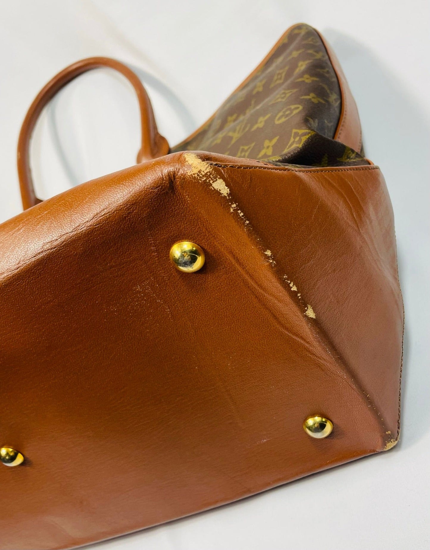 LOUIS VUITTON Authentic Vintage Shopping Bag Sac week-end Monogram M42420