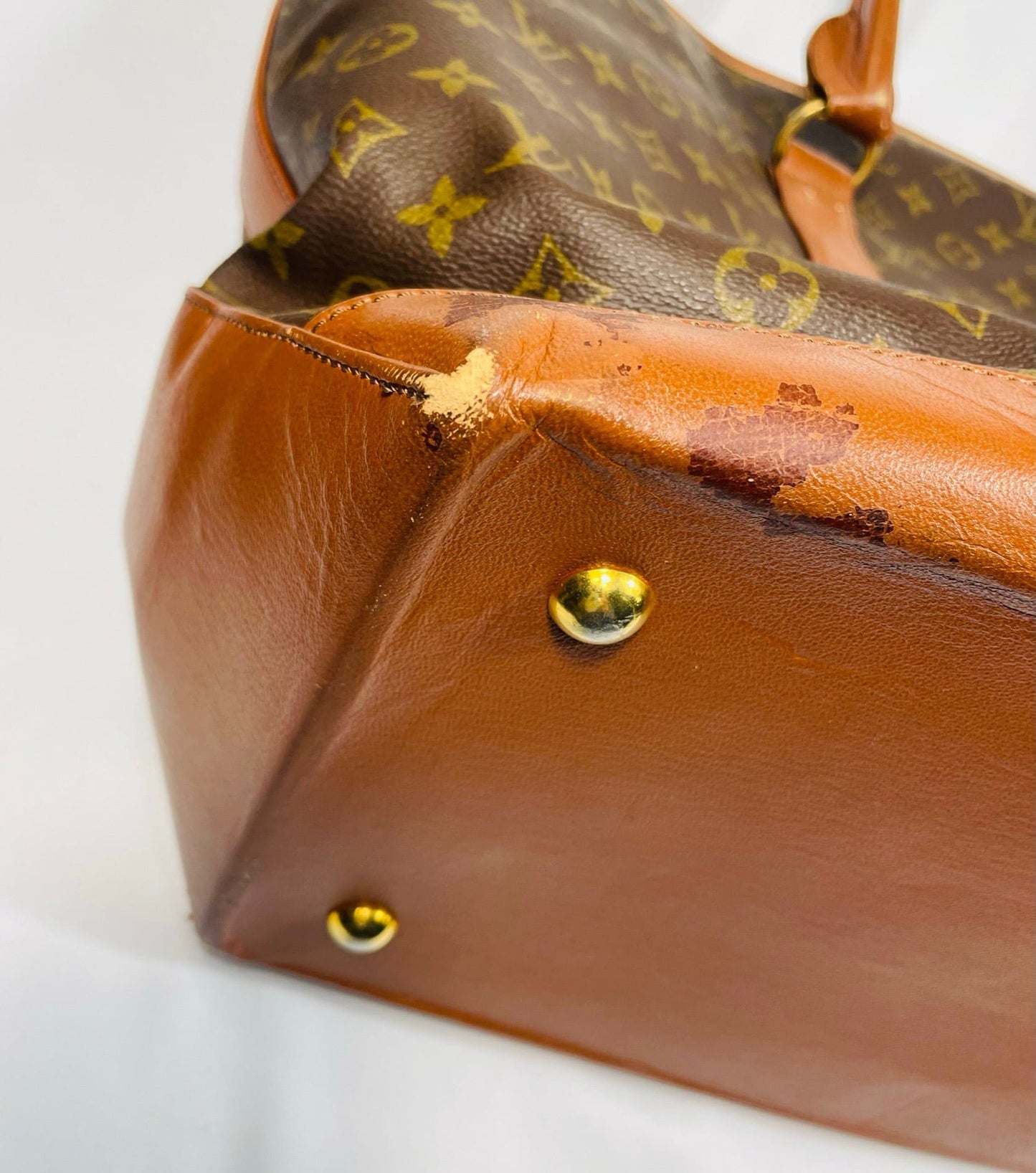 LOUIS VUITTON Authentic Vintage Shopping Bag Sac week-end Monogram M42420