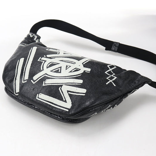 BALENCIAGA Belt bag Graffiti 529550 body bag leather Men