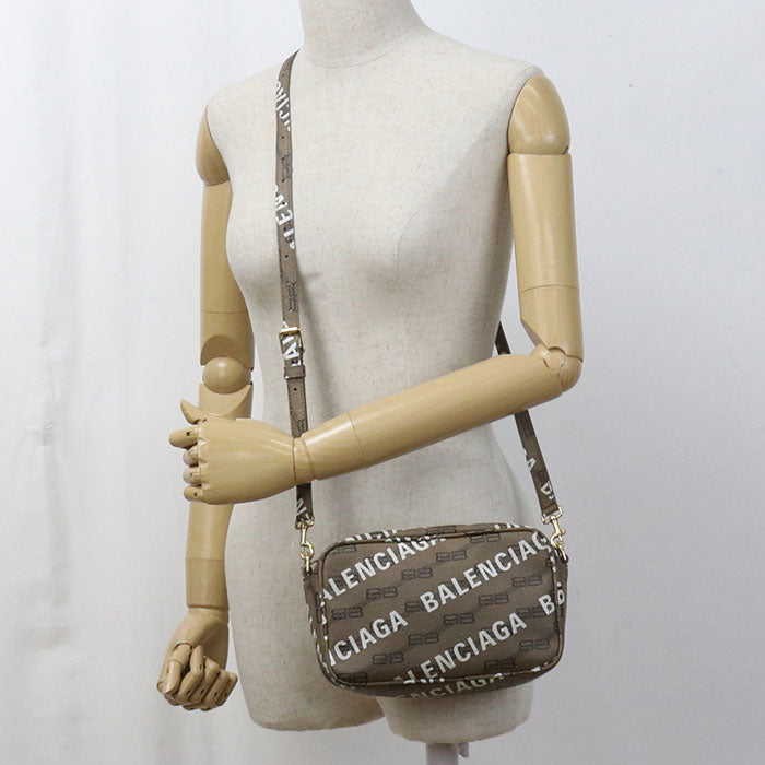 BALENCIAGA BB monogram 702701 210HA 2769 Diagonal shoulder bag Shoulder Bag PVC Women