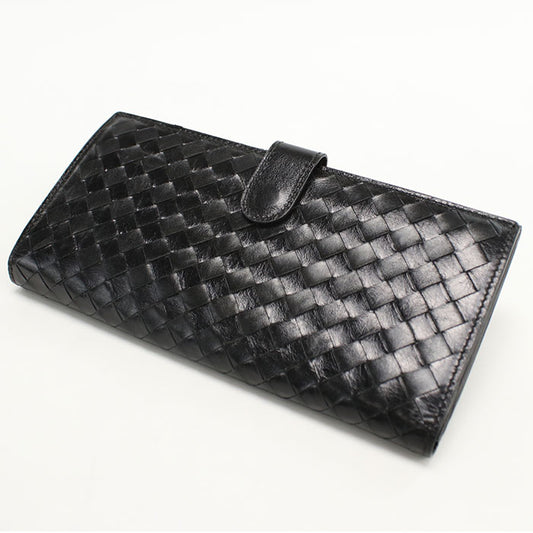 BOTTEGA VENETA W Hook Wallet INTRECCIATO 134075 V5281 1000 Purse folio leather Women