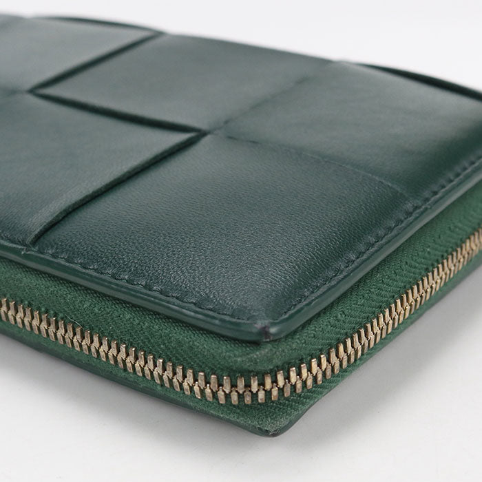 BOTTEGA VENETA Zip around wallet cassette PurseZip Around lambskin Women