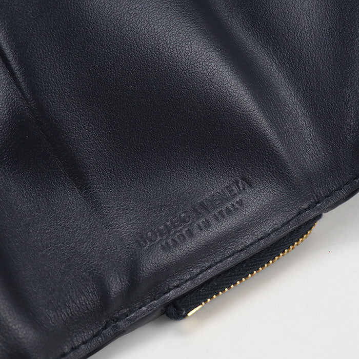 BOTTEGA VENETA INTRECCIATO Three fold wallet leather Women's