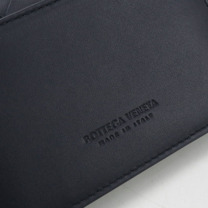 BOTTEGA VENETA Business Card Case INTRECCIATO name card holder Calfskin Men's