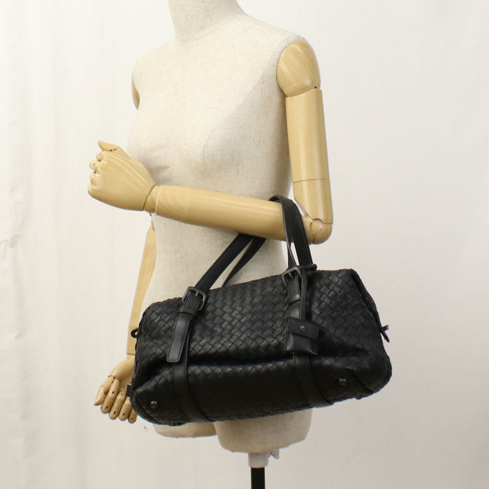 BOTTEGA VENETA INTRECCIATO Mini Boston leather Women