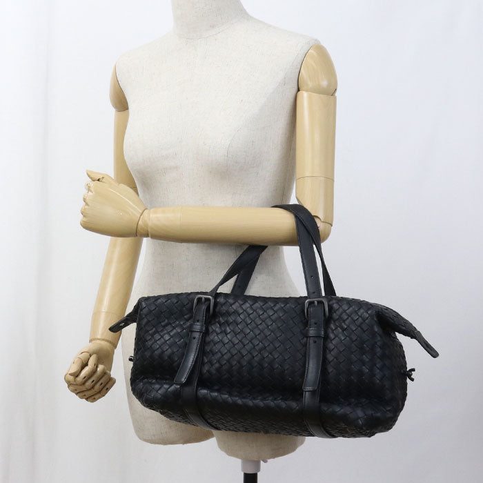 BOTTEGA VENETA INTRECCIATO Mini Boston leather Women