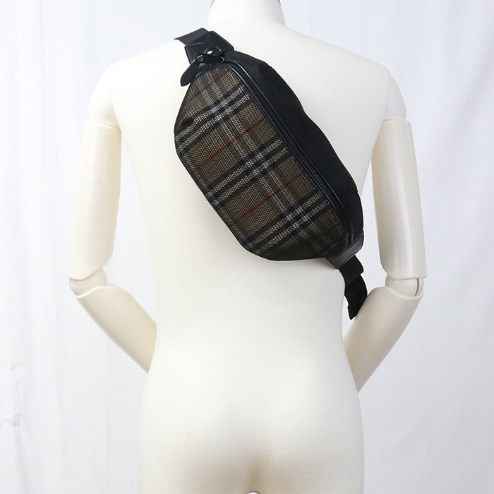 BURBERRY Nova Check body bag polyester Men