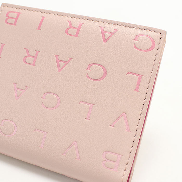 BVLGARI Logo mania Bifold Wallet Calfskin Women