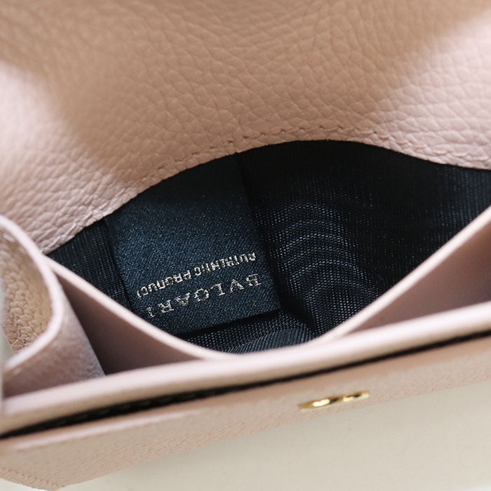 BVLGARI Business card holder Rome name card holder Calfskin Women's