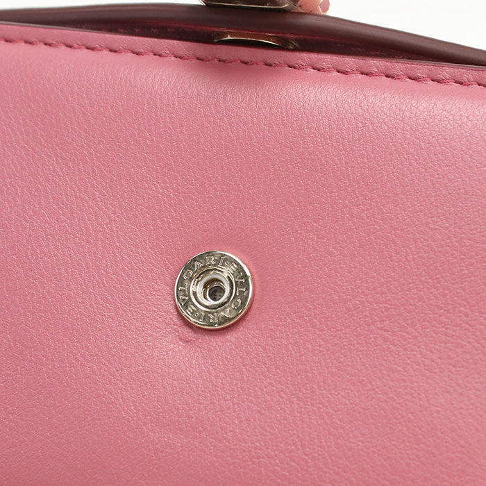 BVLGARI Serpenti Forever Three fold wallet Calfskin Women's