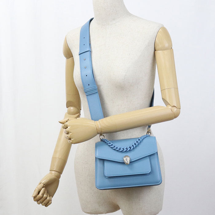 BVLGARI 2WAY Serpenti Forever Diagonal shoulder bag Shoulder Bag leather Women