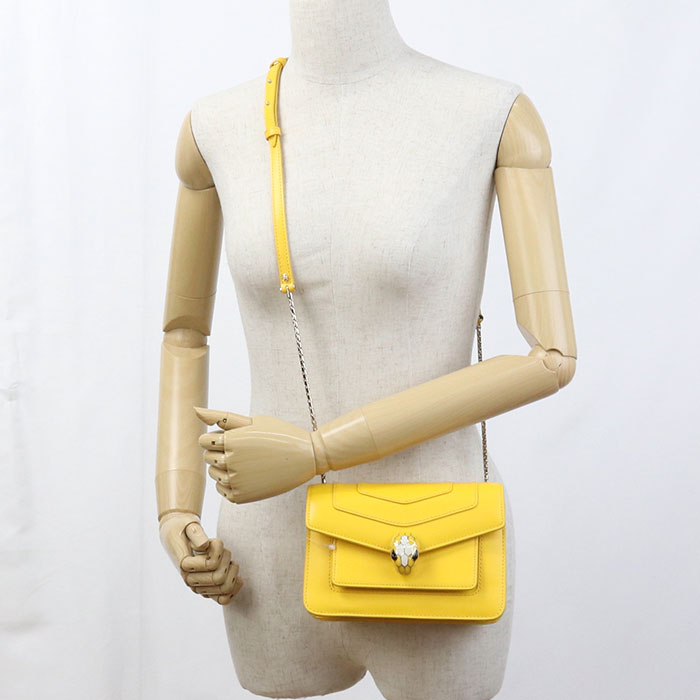 BVLGARI Chain Serpenti Forever Diagonal Shoulder bag Calfskin Women