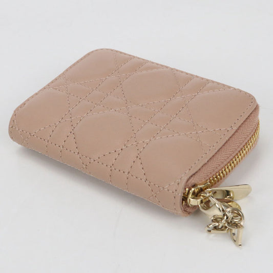 Dior Zip coin case small Lady Dior S0985ONMJ Coin Pocket leather Women