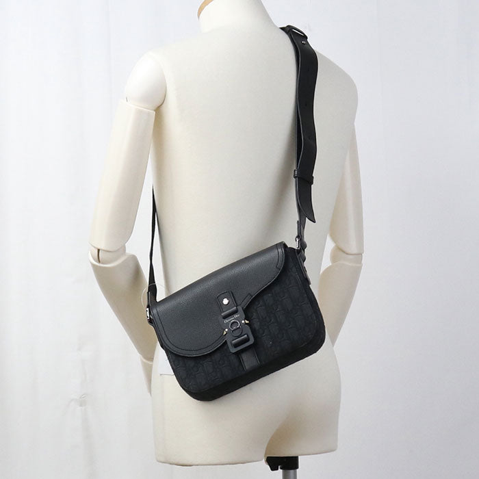 Dior messenger bag small saddle 1ADPO049YKS_H00N Shoulder bag / Dior Oblique Men