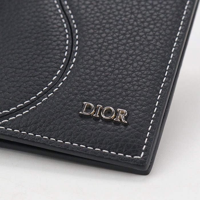 Dior Bifold card holder saddle 2ADCH16 Card Case Calfskin Men