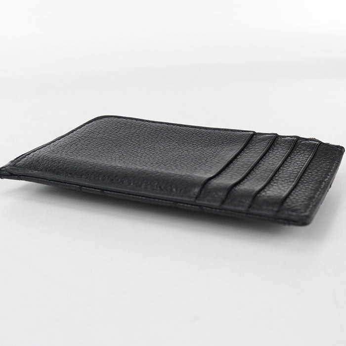 Dior Zip card holder dior caro Coin Pocket Calfskin Women's