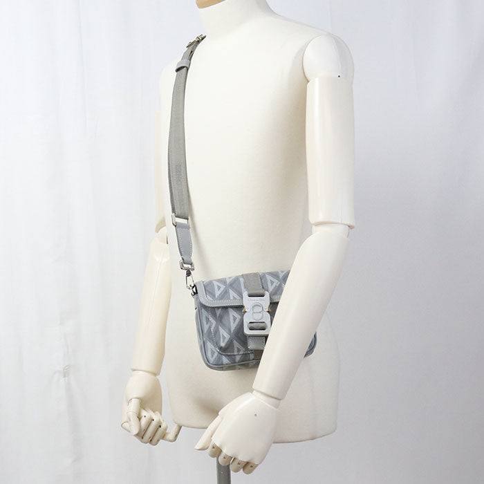 Dior cd diamond Shoulder Bag PVC Men's