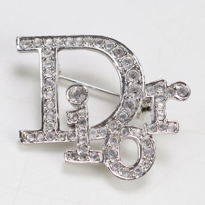 DIOR logo CD93172 Brooch Rhinestone/Rhinestone Logo Brooch Women