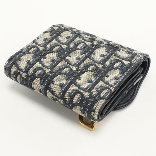 DIOR Lotus wallet saddle CD93988 Folded wallet/Lotus wallet Women