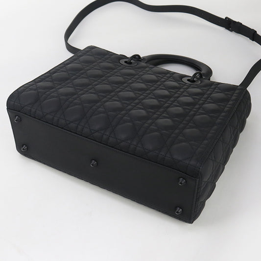 DIOR Large Lady DIOR Tote Bag/ultra matte/Calfskin Women