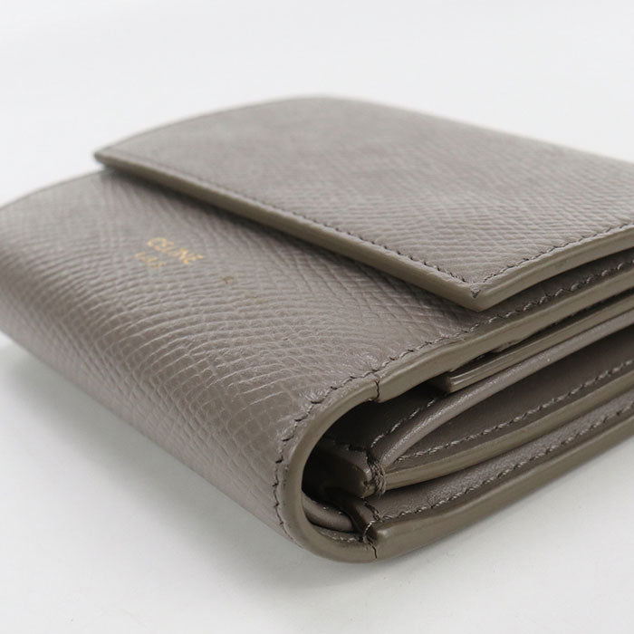 CELINE Trifold wallet 10B573GTH 38SI Tri-fold wallet Calfskin Women