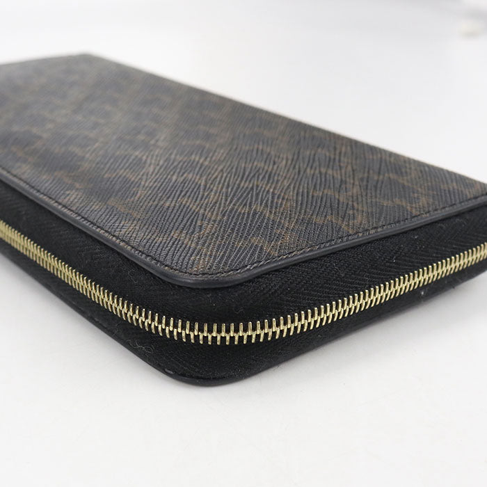 CELINE Large zip wallet Triomphe canvas 10B552BQ3.38NO PurseZip Around PVC Women