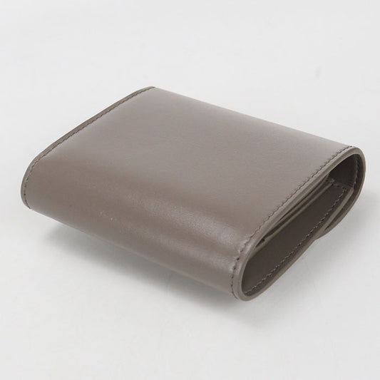 CELINE Small flap wallet Triomphe 10D783DPV.10BL Tri-fold wallet Calfskin Women's