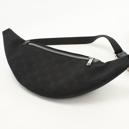 CELINE Belt bag Triomphe body bag canvas mens