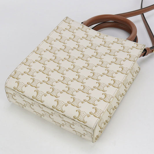 CELINE Mini Vertical Hippo 2WAY Triomphe canvas 19437 2BZK Handbag PVC/leather Women